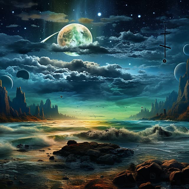 Productive Seascapes: Efficient Ocean Harmony - Dinner Music Chill