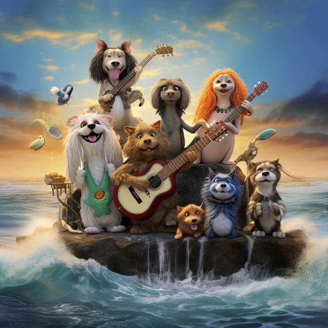 Ocean Serenades: Pets Harmony - Natural Symphony