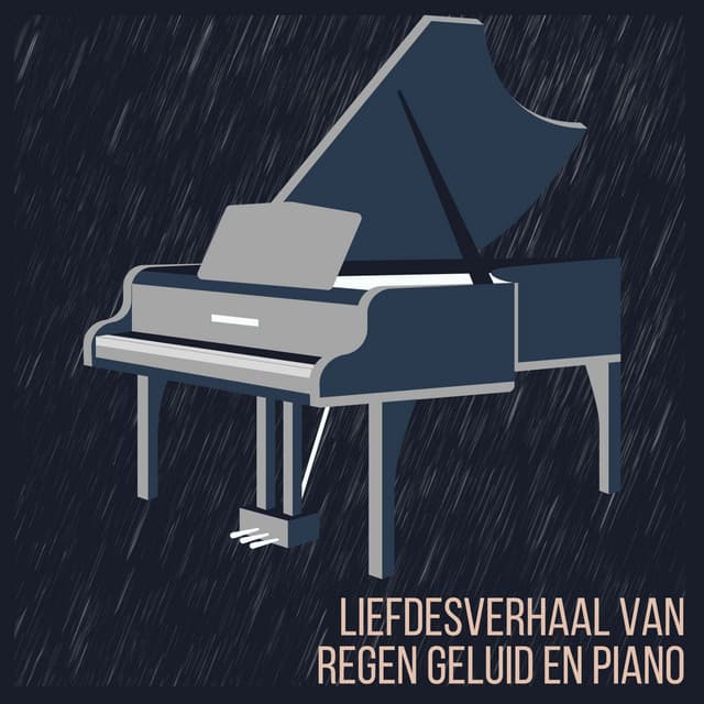 Liefdesverhaal van Regen Geluid en Piano - Geluiden van de Regen