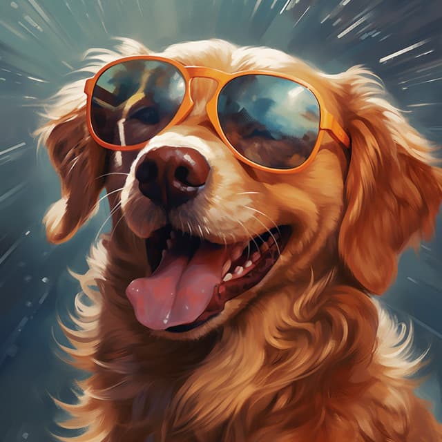 Dogs' Rain Music Dance: Puddles and Play - Discipline Vibes