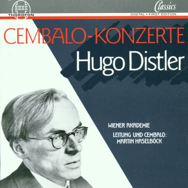 Hugo Distler: Cembalo-Konzerte - Hugo Distler