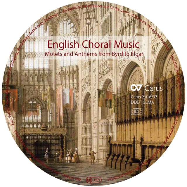 English Choral Music. Motets and Anthems from Byrd to Elgar - Figuralchor Köln