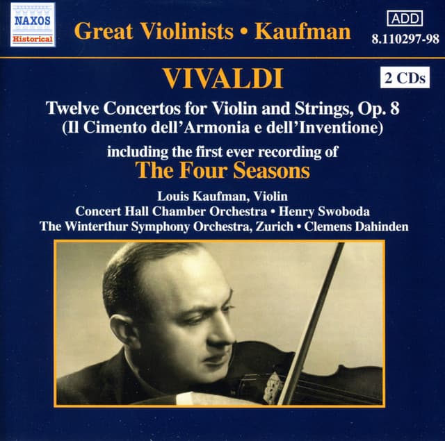 Vivaldi: 12 Violin Concertos, Op. 8 / The 4 Seasons - Antonio Vivaldi