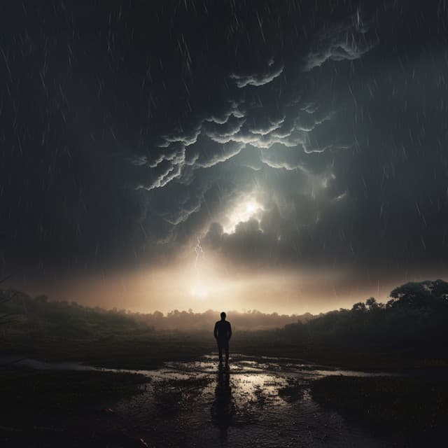 Abrazo Nocturno Del Trueno: Serenidad Del Sueño Nocturno - Naturaleza suena colaboración