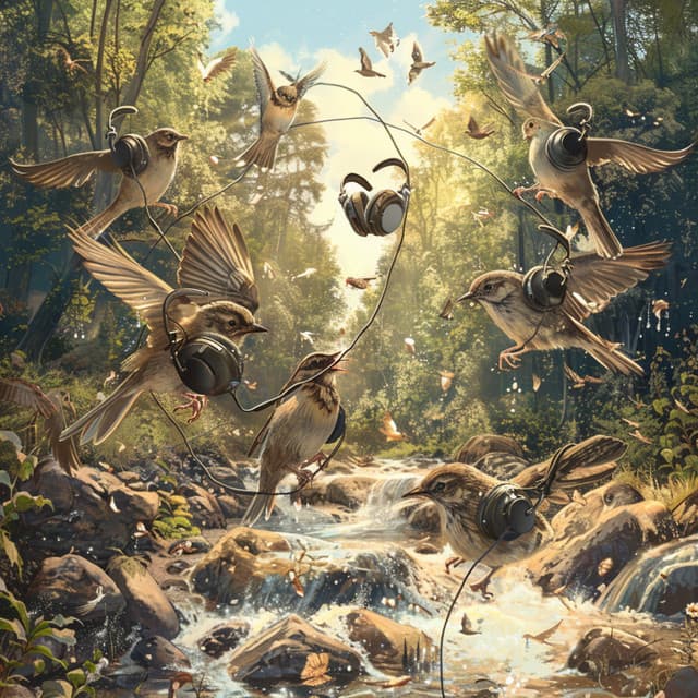 Nature's Binaural Concerto: Birds and Creek Sounds - 92 88 Hz - Naturally Recurring