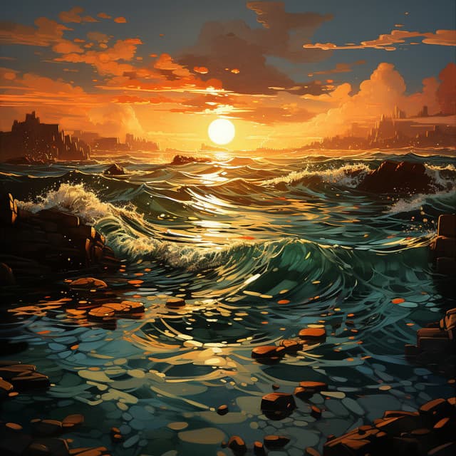 Paisajes Sonoros Musicales: Melodías Relajantes Del Océano - Sonidos De Todos Ruídos