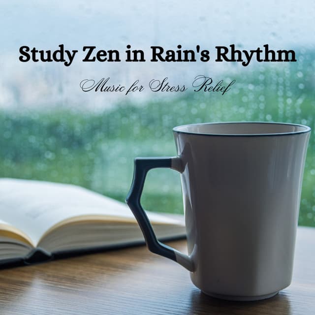 Study Zen in Rain's Rhythm: Music for Stress Relief - Cricket Sounds & Nature Sounds Collabo & Zen Master