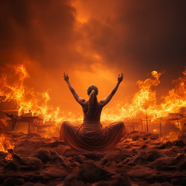 Yoga Fire: Flame Asana Chorale - 4D Nature Recordings