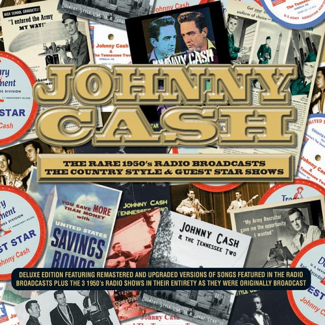 The Rare 1950's Radio Broadcasts - The Country Style USA And Guest Star Shows - Johnny Cash