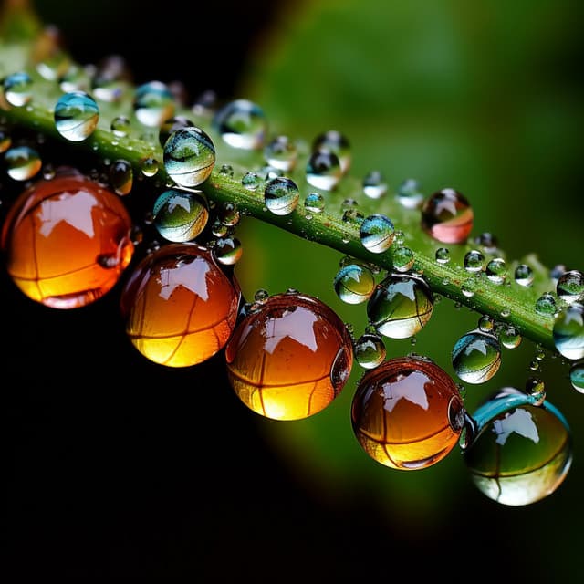 Nature's Raindrops: A Harmonic Cascade - Intentional Vibes