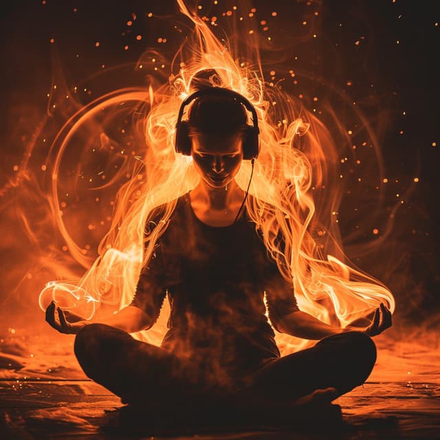 Fire's Meditation Echo: Peaceful Blaze - Meditation Music For Relaxation