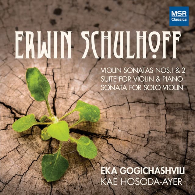 Erwin Schulhoff: Music for Violin and Piano - Erwin Schulhoff