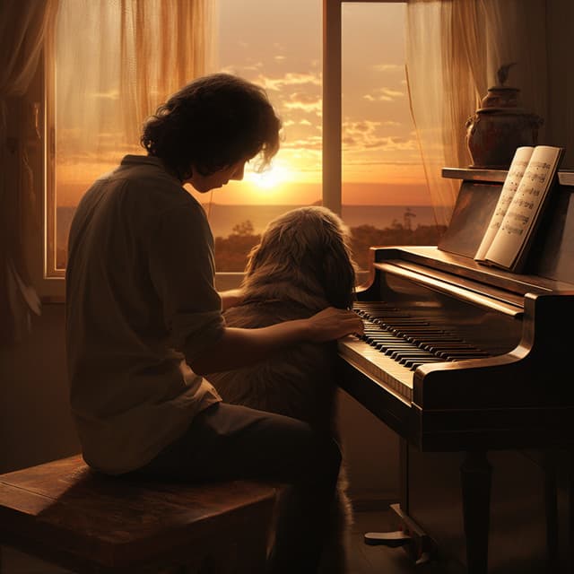 Serenidad De Mascota Encantada: Susurros De Comodidad De Piano - Academia Jazz Piano Bar