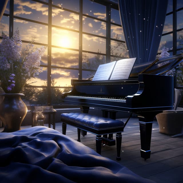 Slumber Piano: Midnight Serenity Hum - Relaxing Sleep Sessions