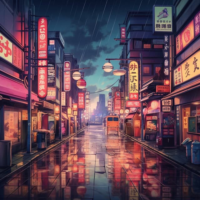 Neon Lofi Street - WabiLofi
