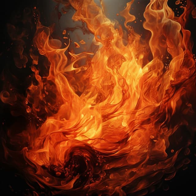 Fire's Gentle Embrace: Calming Flame Sounds - Relax Records