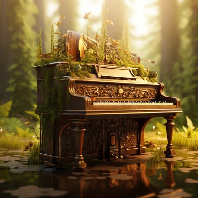 Piano Music: Rhythmic Raindrops - Forest Dreams