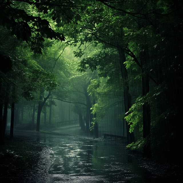 Dogs' Binaural Rain Calm: Soothing Sounds for Canine Comfort - Dog Ambience