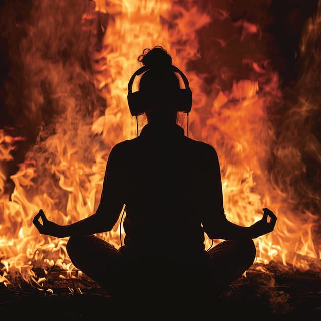 Calming Fire: Meditation Warmth Melodies - Meditation Group
