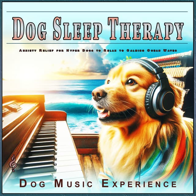 Dog Sleep Therapy: Anxiety Relief for Hyper Dogs to Relax to Calming Ocean Waves - Dog Music Experience