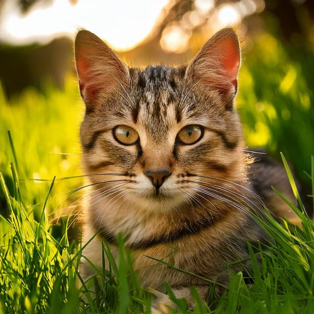 Tranquil Cat Music for Stress Relief - Brainwave Mind Voyages