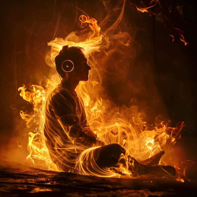 Binaural Fire Rest: Relaxation Melody - Relax α Wave