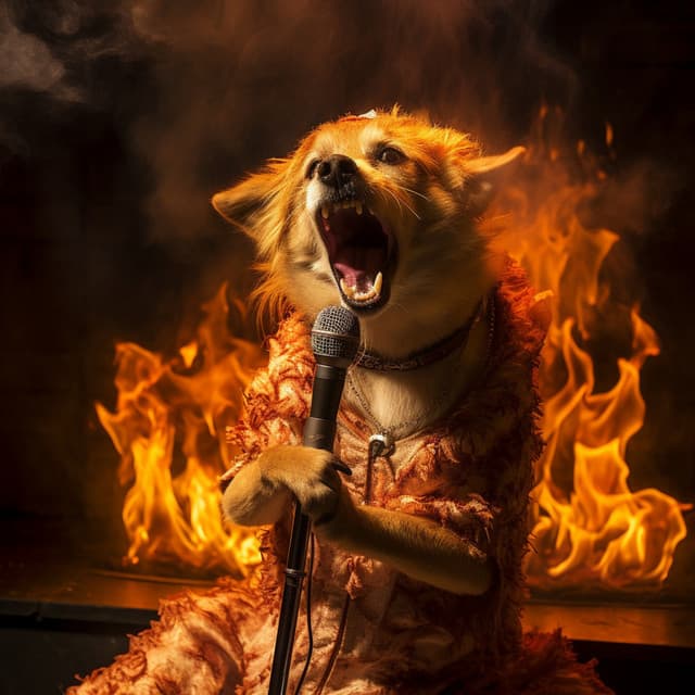 Fire Dog: Canine Flame Tunes - Olvidara