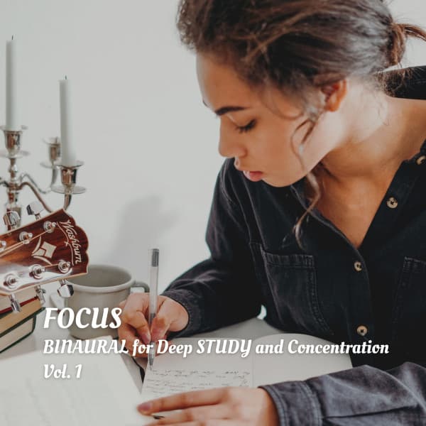 FOCUS: BINAURAL for Deep STUDY and Concentration Vol. 1 - Coffee Shop Jazz Relax