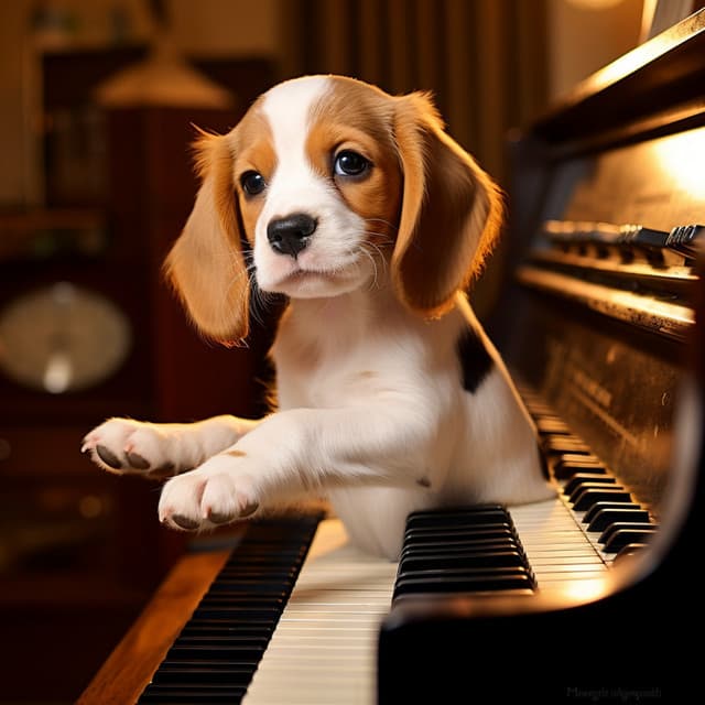 Piano Paws: Dogs Playful Riffs - Dog Tracks