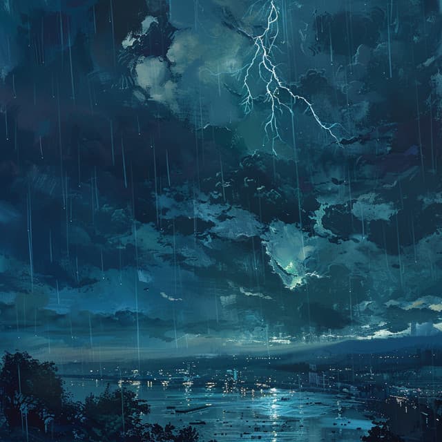 Restful Binaural Rain with Gentle Thunder - Dreamstatician