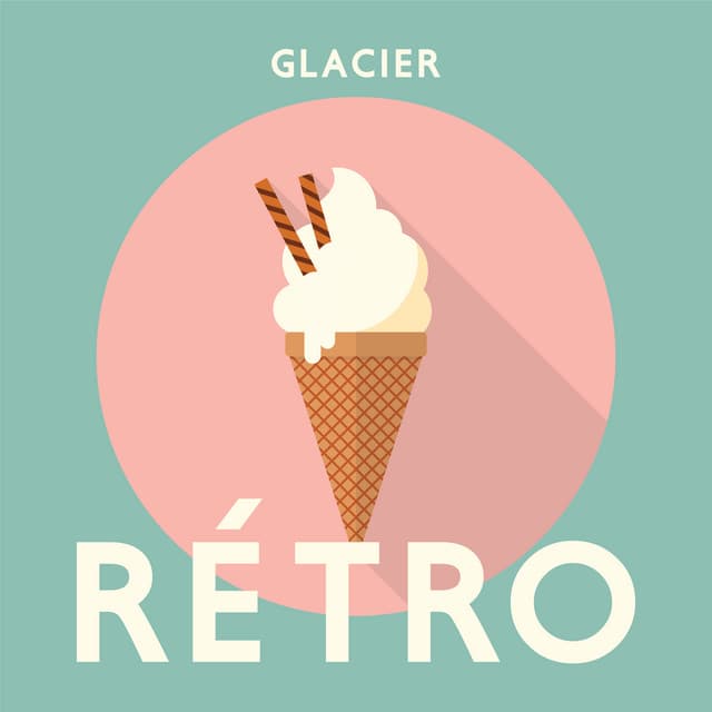 Glacier rétro: Musique de jazz vintage pour un café de crème glacée - Jazz douce musique d'ambiance