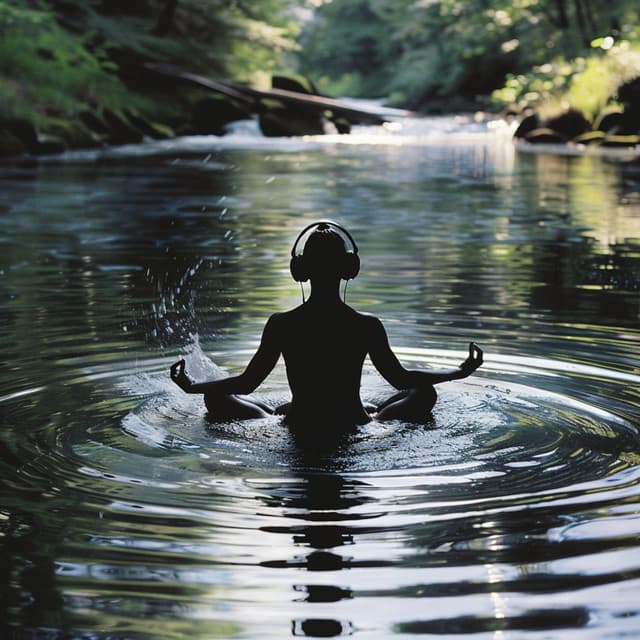 Creek Meditation Harmony: Quiet Waters Melody - Meditators