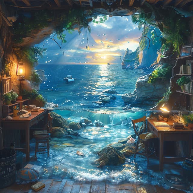 Retiro De Estudio: Paisaje Sonoro De Meditación Para El Compromiso Cognitivo - Estudiar el Fondo