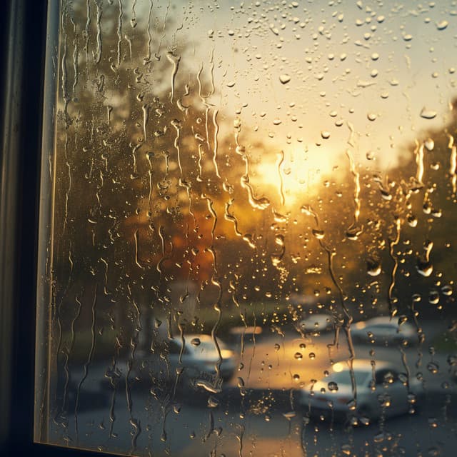 Meditación De Lluvia Iluminada Por La Luna: Relajante Meditación De Lluvia Musical - Ruidos de la Naturaleza