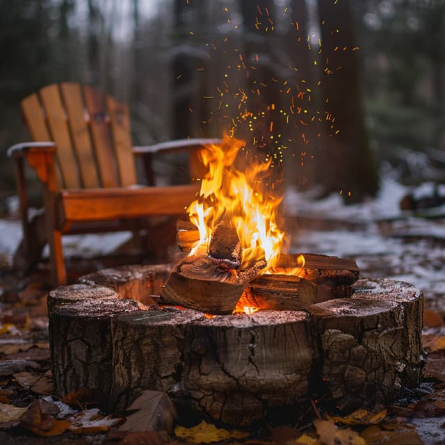 La Canción De Cuna Del Fuego: Llamas Calmantes Para Un Sueño Reparador - Sonidos de noche silenciosos