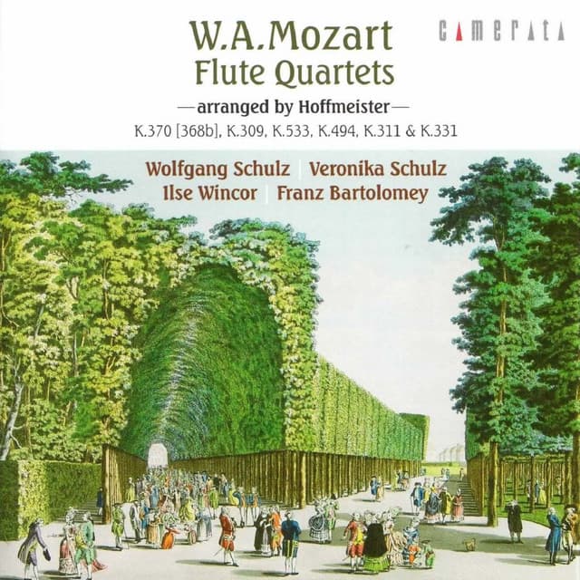 Mozart: Flute Quartets Arranged by Hoffmeister - Wolfgang Amadeus Mozart