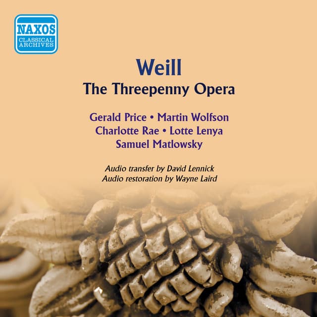 Weill: The Threepenny Opera - Kurt Weill