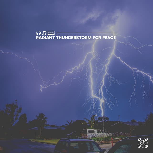 Radiant Thunderstorm for Peace - Sounds Of Rain & Thunder Storms