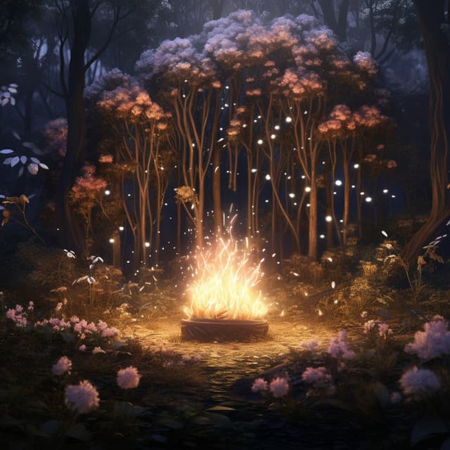 Tranquilidad Al Costado Del Fuego: Tonos Armónicos De Fuego Para Un Descanso Relajante - Música de ondas cerebrales