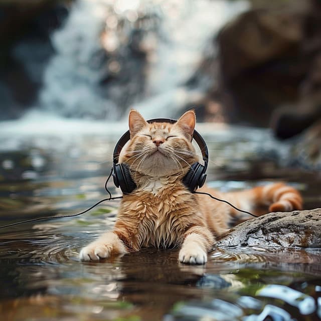 River Purr: Cats Serene Tunes - Cat Music Zone