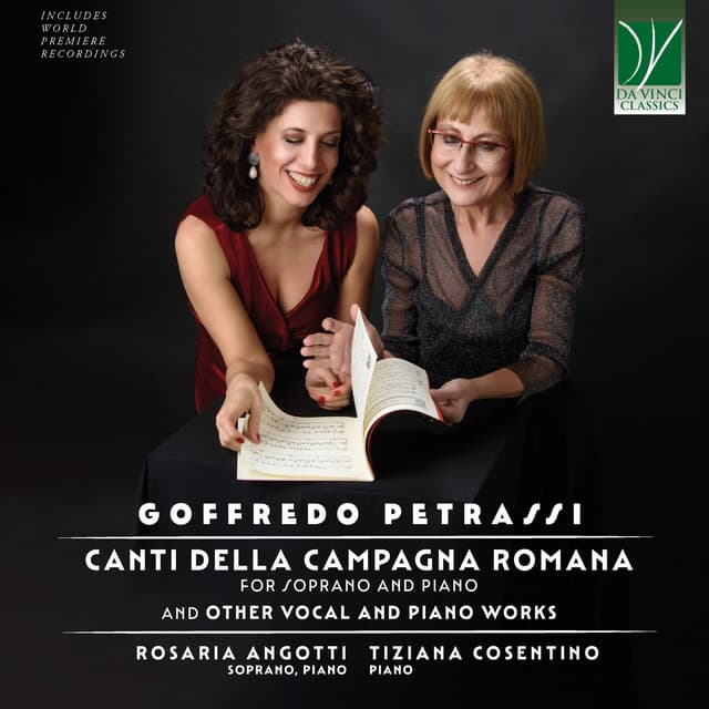 Goffredo Petrassi: Canti della Campagna Romana, for Soprano and Piano and Other Vocal and Piano Works - Goffredo Petrassi