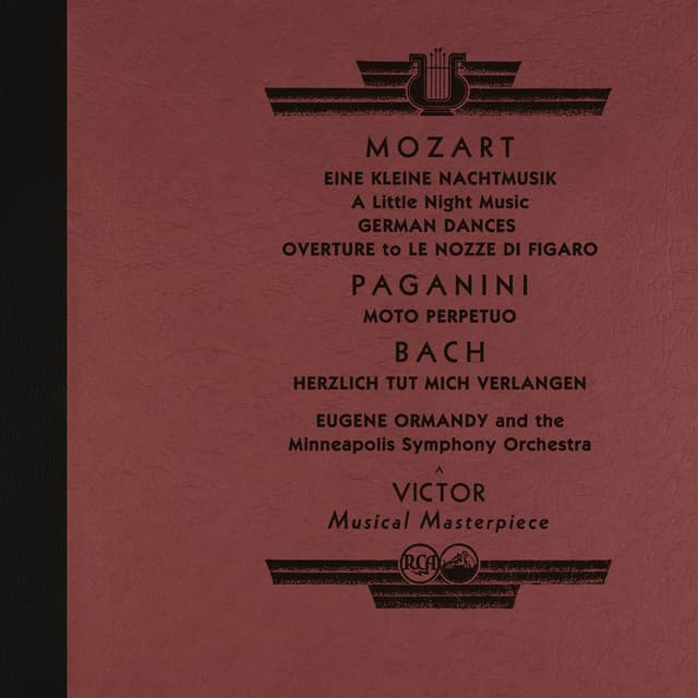 Mozart: Eine kleine Nachtmusik & German Dances - Works by Paganini and Bach - Wolfgang Amadeus Mozart