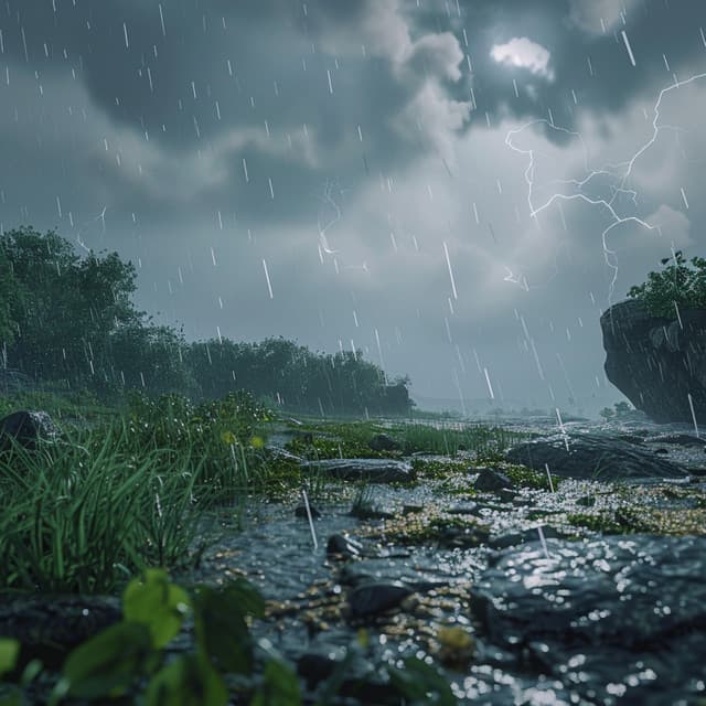 Meditación Serena Con Ambientación De Lluvia Relajante - Chakra Meditación Universo