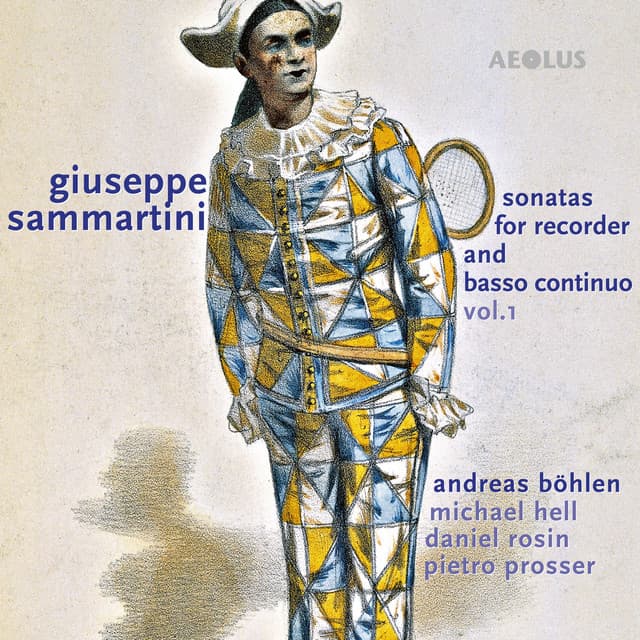 Giuseppe Sammartini: Sonatas for Recorder and Basso continuo, Vol.1 - Giuseppe Sammartini