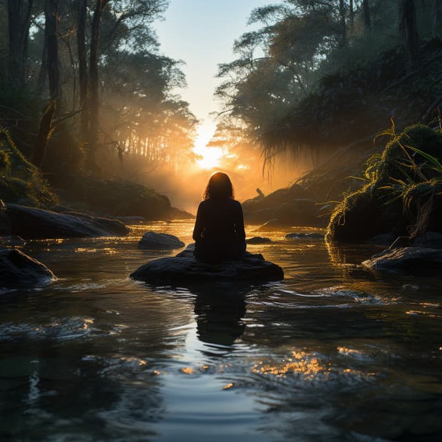 Reflejos Meditativos Del Río: Aguas Tranquilas Para La Paz Interior - Naturaleza y Sonidos Fondos