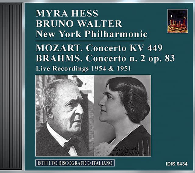 Mozart: Piano Concerto No. 14 / Brahms: Piano Concerto No. 2 - Myra Hess