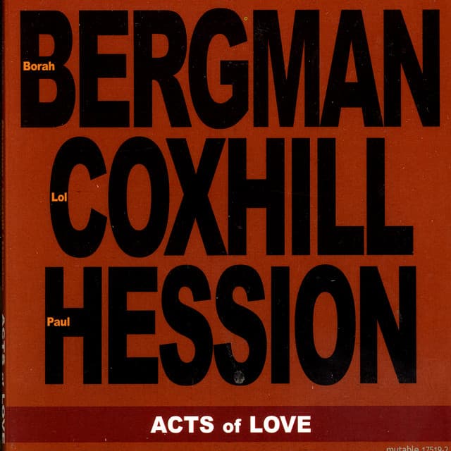 Acts of Love - Borah Bergman