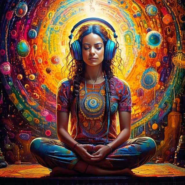 Lofi Meditation Layers: Rhythmic Calm Soundscapes - Binaural Frequencies