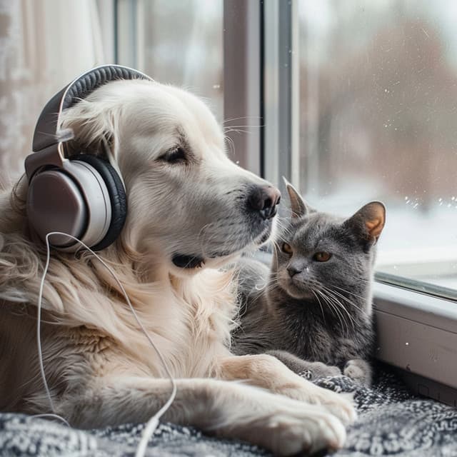 Lofi Pets Harmony: Tunes for Playful Moods - Night Lofi Calm