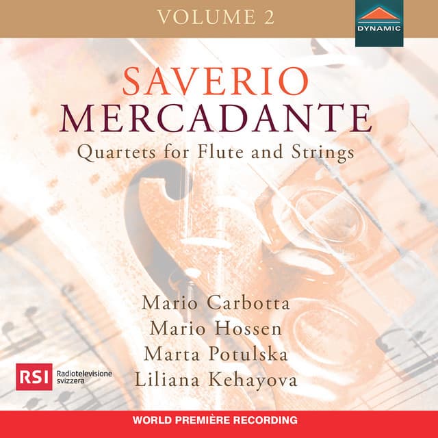 Mercadante: Quartets for Flute & Strings, Vol. 2 - Saverio Mercadante